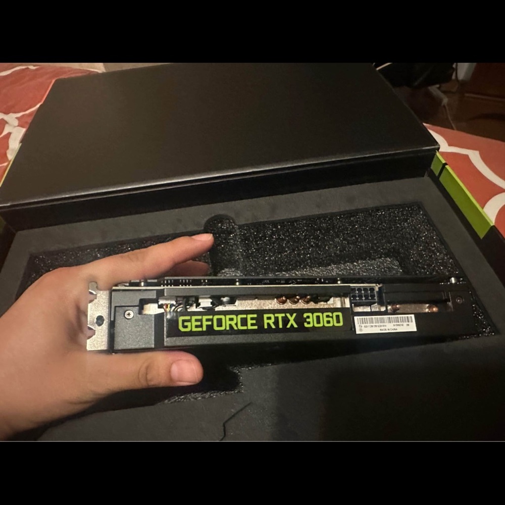 NVIDIA GeForce RTX 3060 Black Graphics Card